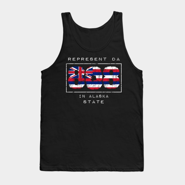 Rep Da 808 in Alaska State by Hawaii Nei All Day Tank Top by hawaiineiallday